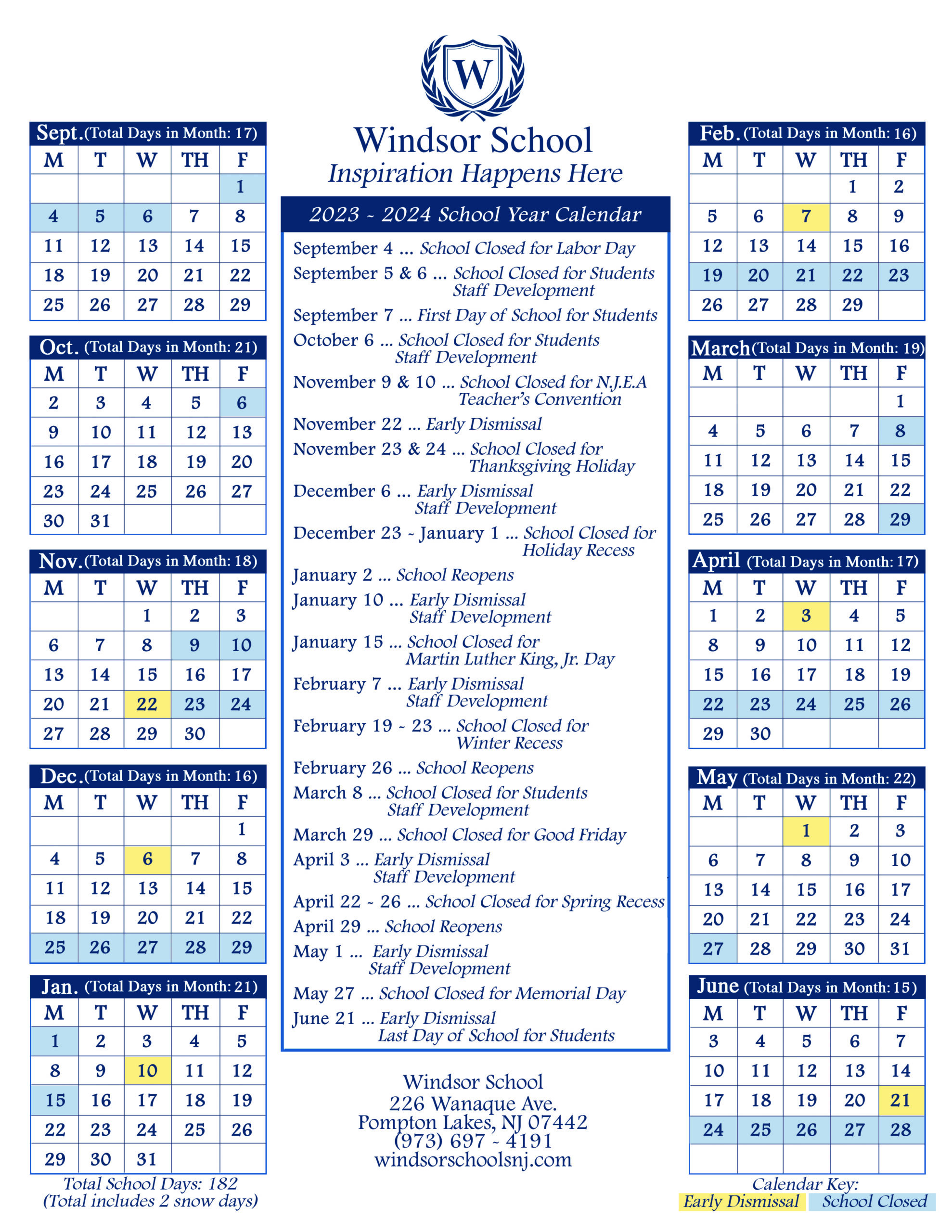 school-calendars-windsor-schools